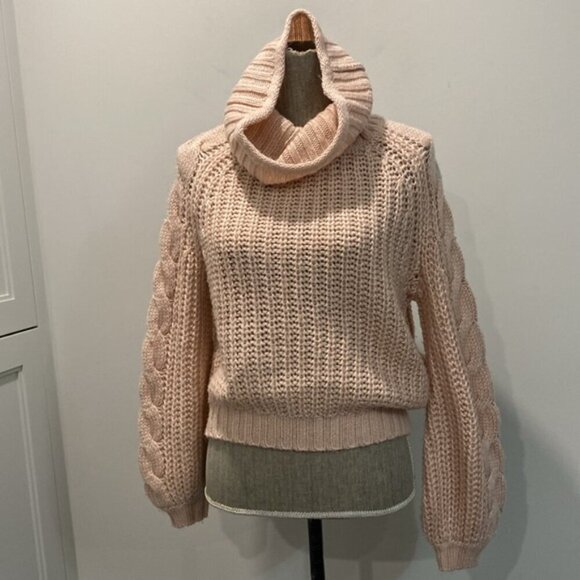 RW&CO Pink Sweater Balloon sleeves - Picture 11 of 15